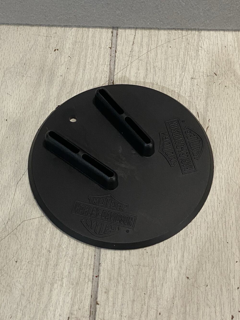 OEM Harley Davidson Jiffy Stand Coaster 94647-98 Kickstand Pad Black Used